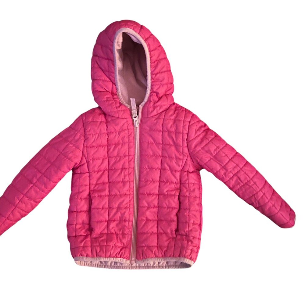 🚌Cat & Jack Girls Puffer Jacket(s), Pink, Size 3T